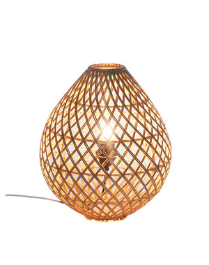 Villaflor Rattan Onion Table Lamp