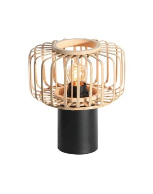 Steinhauer Bloeba rattan table lamp