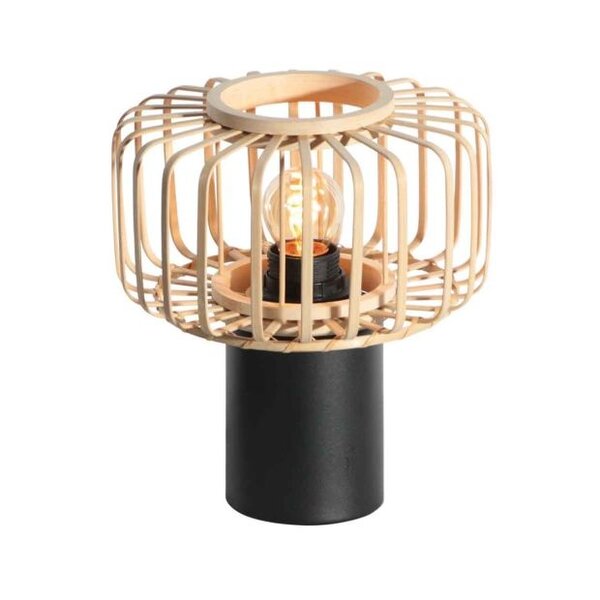 Steinhauer Bloeba rattan table lamp