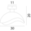 Master Light Ceiling lamp Volta