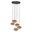 Steinhauer Pendant lamp Haloswap amber round