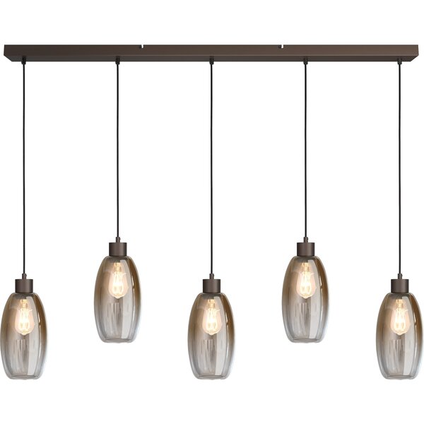 Master Light Hanging lamp Olive 5 lights