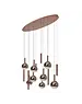 Lucide Jasmine oval pendant lamp