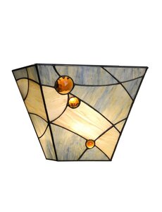 Art Deco Trade Tiffany Sky Blue wall lamp