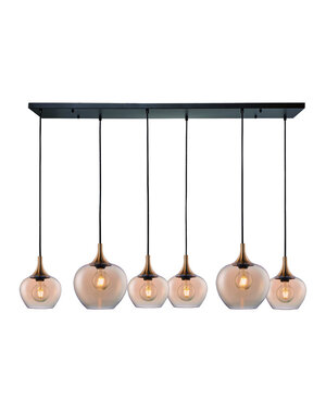 Freelight Fresu 6-light pendant lamp