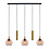Freelight Pendant lamp Fresu 3 + 2