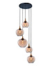 Freelight Fresu 5-light round pendant lamp