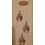 HighLight  Hanging lamp Marrone round cream