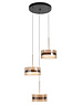 HighLight  Enzo 3-light round pendant lamp