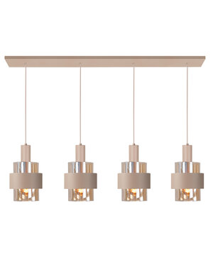 HighLight  Marrone 4-light pendant lamp