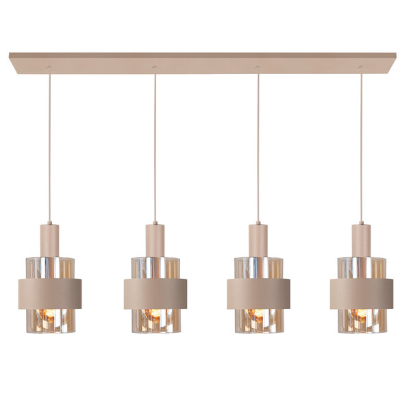 HighLight  Marrone 4-light pendant lamp