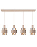 HighLight  Hanging lamp Marrone 4 lights cream