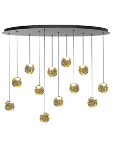 HighLight  Hanglamp Melina 12 lichts ovaal