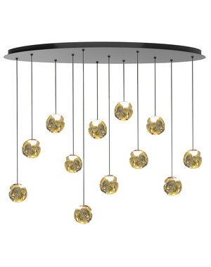 HighLight  Pendant lamp Melina 12 lights oval