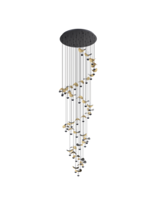 Eglo Dracera 40-light void pendant lamp