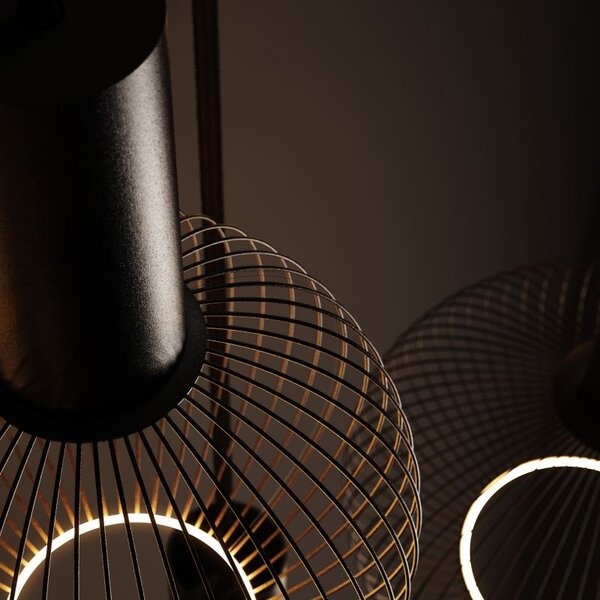 Ztahl Dijkos verlichting Hanglamp Como ovaal plat