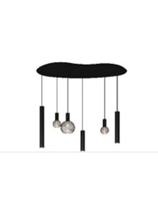 Ztahl Dijkos verlichting Riva organic pendant lamp 6 lights