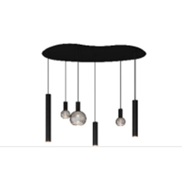 Ztahl Dijkos verlichting Riva organische hanglamp 6 lichts