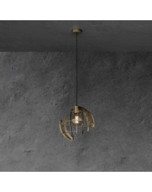 Ztahl Dijkos Terra pendant lamp, round, 35 cm