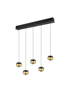 Trio Leuchten Hanglamp Orbit 5 lichts balk
