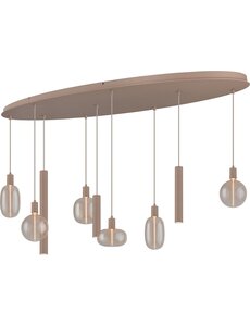 Master Light Tence oval pendant lamp, 9 lights