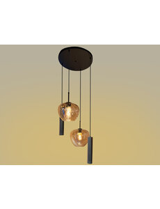 Light Trend Apple 2 + 2 round pendant lamp