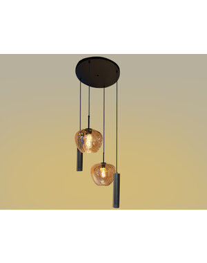 Light Trend Apple 2 + 2 round pendant lamp