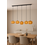 Steinhauer Pendant lamp Haloswap amber