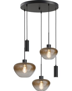 Master Light Hanglamp Genua rond 3 + 2