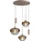 Master Light Genoa round pendant lamp 3 + 2