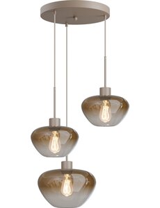Master Light Genoa round pendant lamp with 3 lights