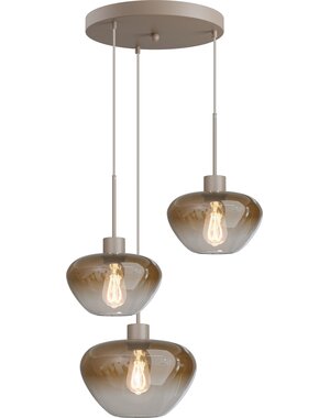 Master Light Genoa round pendant lamp with 3 lights