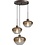 Master Light Genoa round pendant lamp with 3 lights