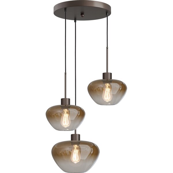 Master Light Genoa round pendant lamp with 3 lights