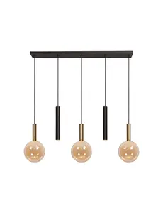 Lucide Pendant lamp Josiane 3 + 2