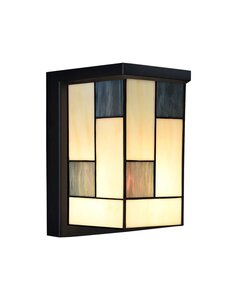 Art Deco Trade Tiffany Mondrian outdoor wall lamp
