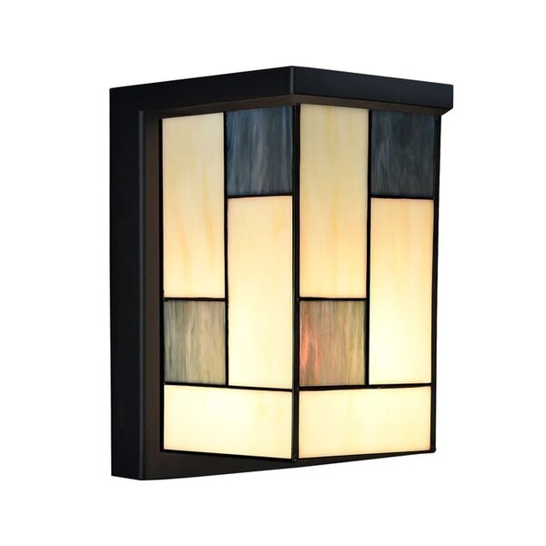Art Deco Trade Tiffany Mondrian outdoor wall lamp