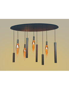 Light Trend Emberdrop oval pendant lamp
