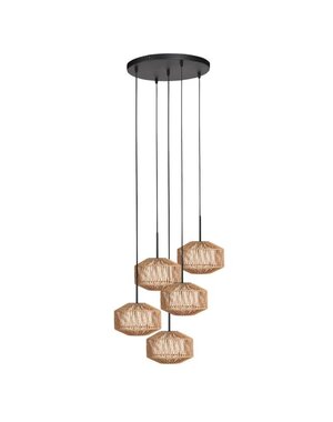 Steinhauer Pendant lamp Haloswap 5 lights round