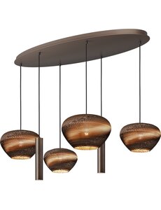 Master Light Hanglamp Cartone 4+2 ovaal