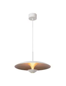 Lucide Kenneth white pendant lamp