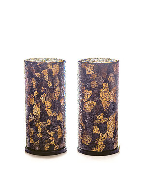 Villaflor Black-gold table lamp 30 cm