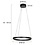 Steinhauer Mykty round pendant lamp