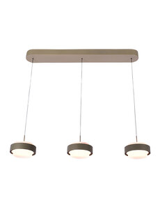 Freelight Hanglamp Puleggia balk 3  lichts