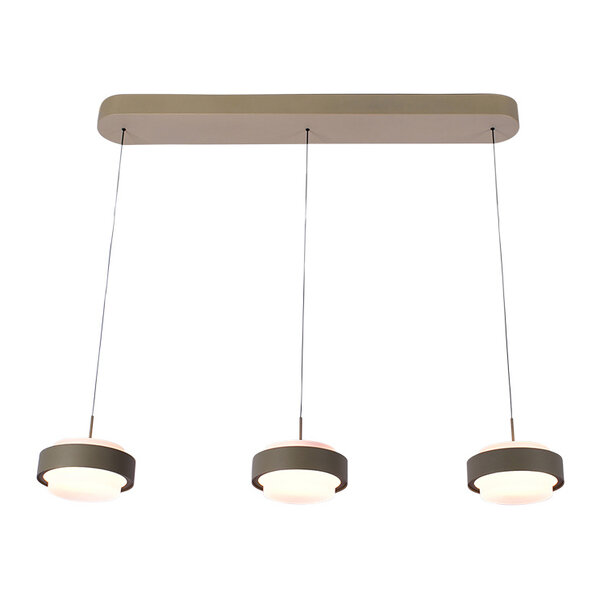 Freelight Hanglamp Puleggia balk 3  lichts