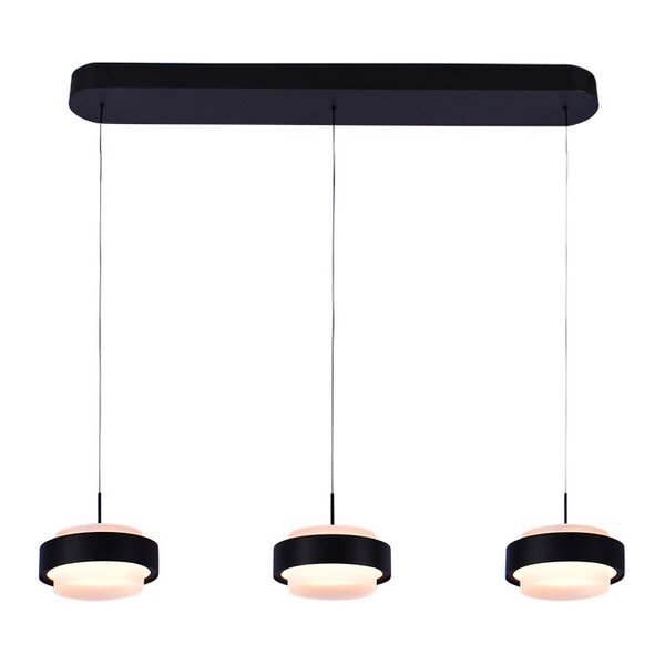 Freelight Hanglamp Puleggia balk 3  lichts