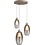 Master Light Hanging lamp Olive round 3 lights