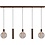 Master Light Hanglamp Tence 5  lichts balk