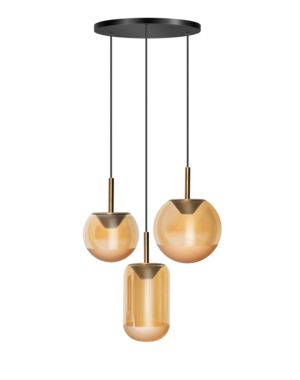 ETH Hanglamp Yvonne 3 lichts rond