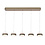 Freelight Puleggia 5-light bar pendant lamp